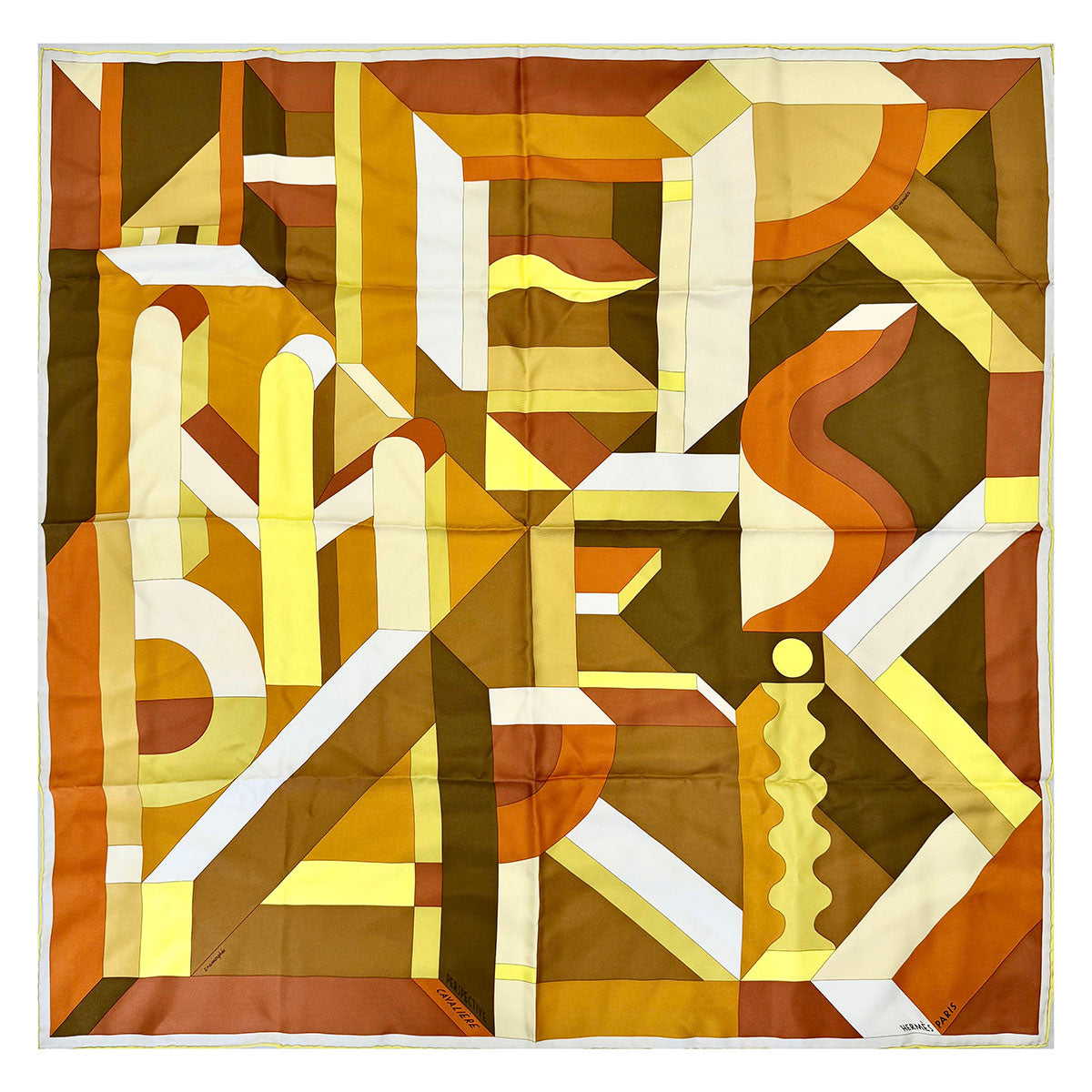 Hermes "Perspective Cavaliere" Scarf