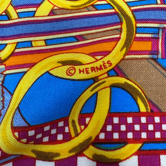 Hermes "Brides et Gris-Gris" Cashmere Shawl