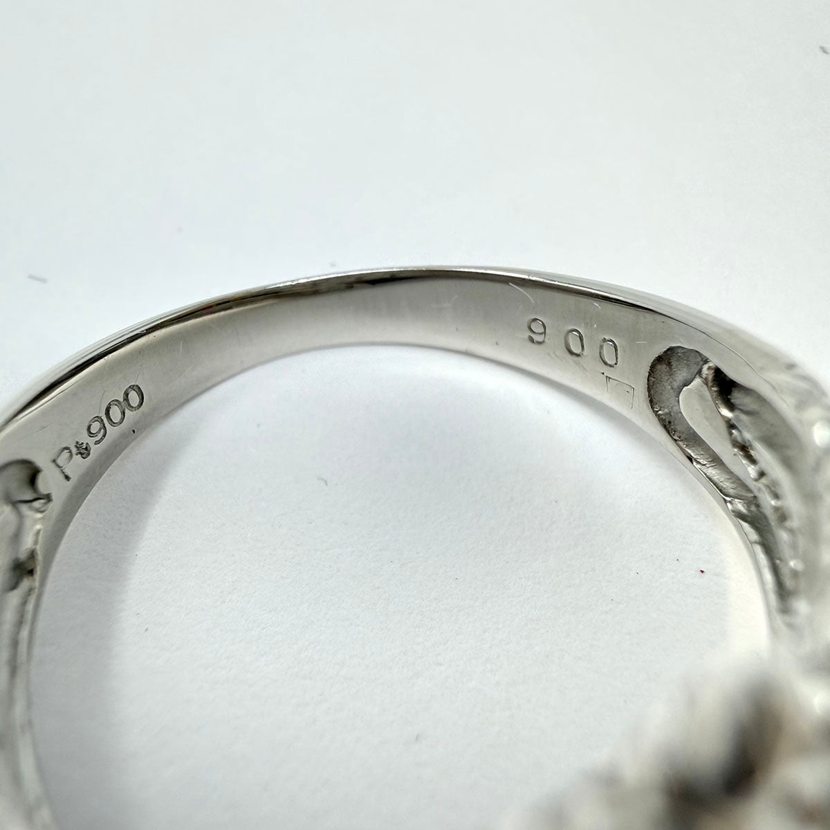 Platinum and Diamond Snake Wrap Ring