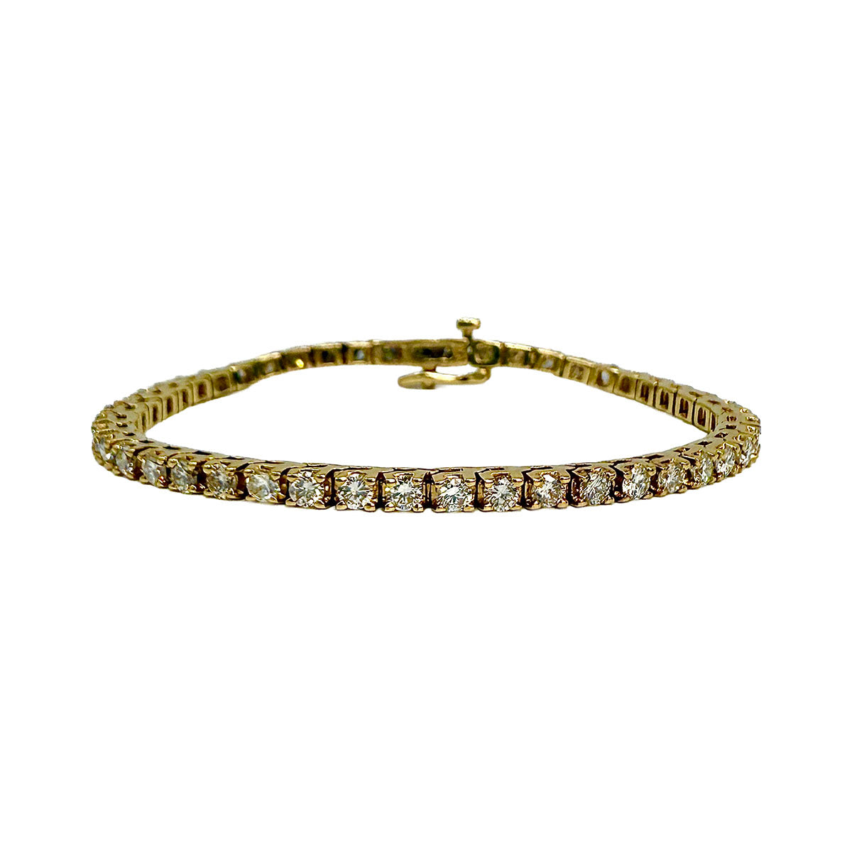 14K Gold Diamond Tennis Bracelet