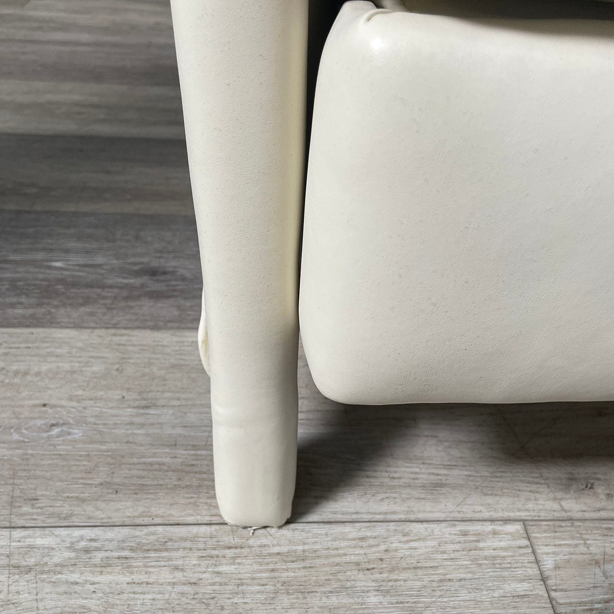 White Leather Recliner