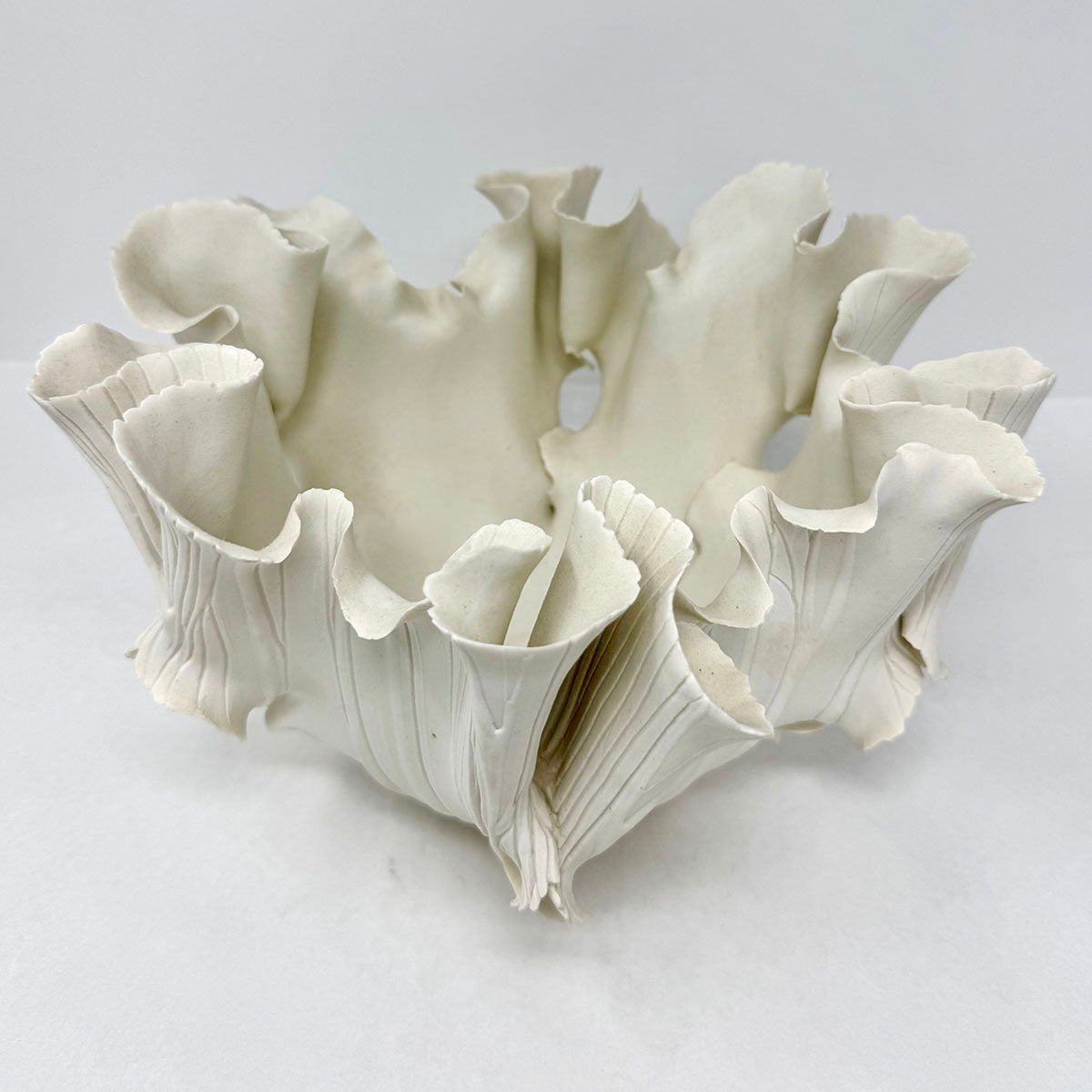 Abstract Sculpture Vase, Signed and Dated 1983
