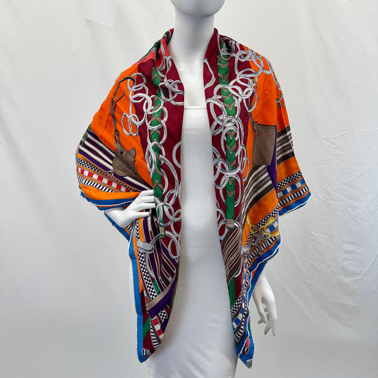 Hermes "Brides et Gris" Shawls