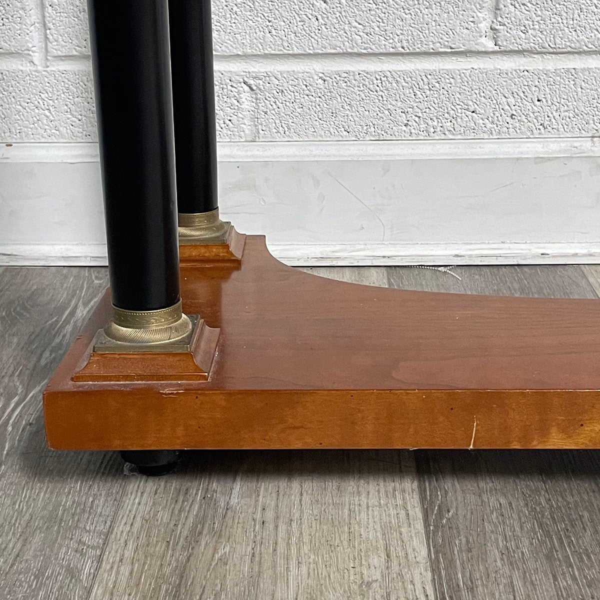 Marble Top Wood Console Table