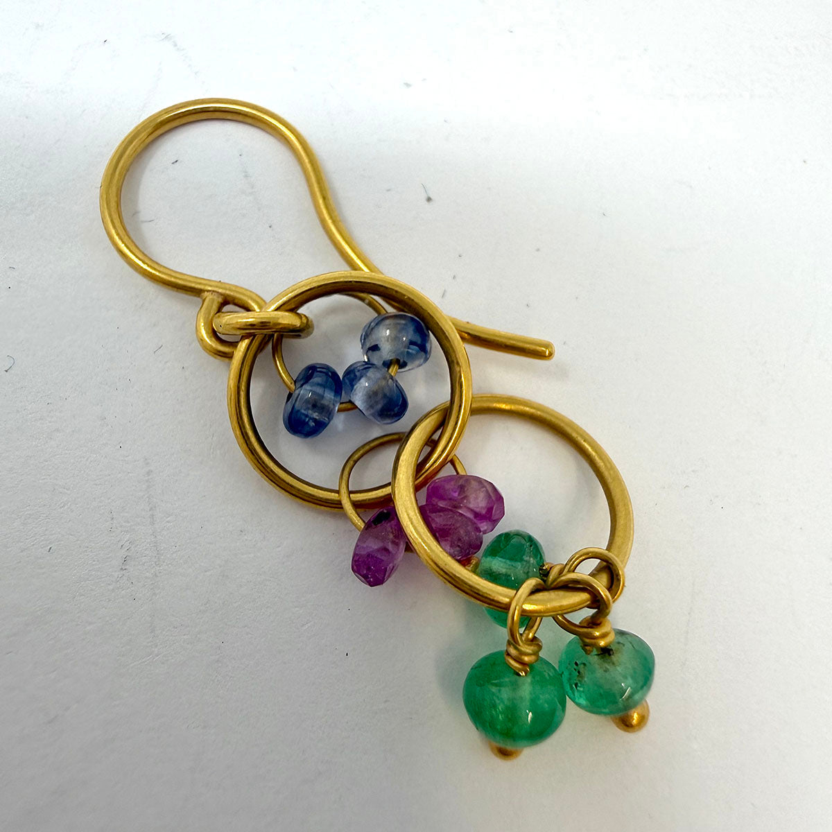18K Gold Earrings with Pearl