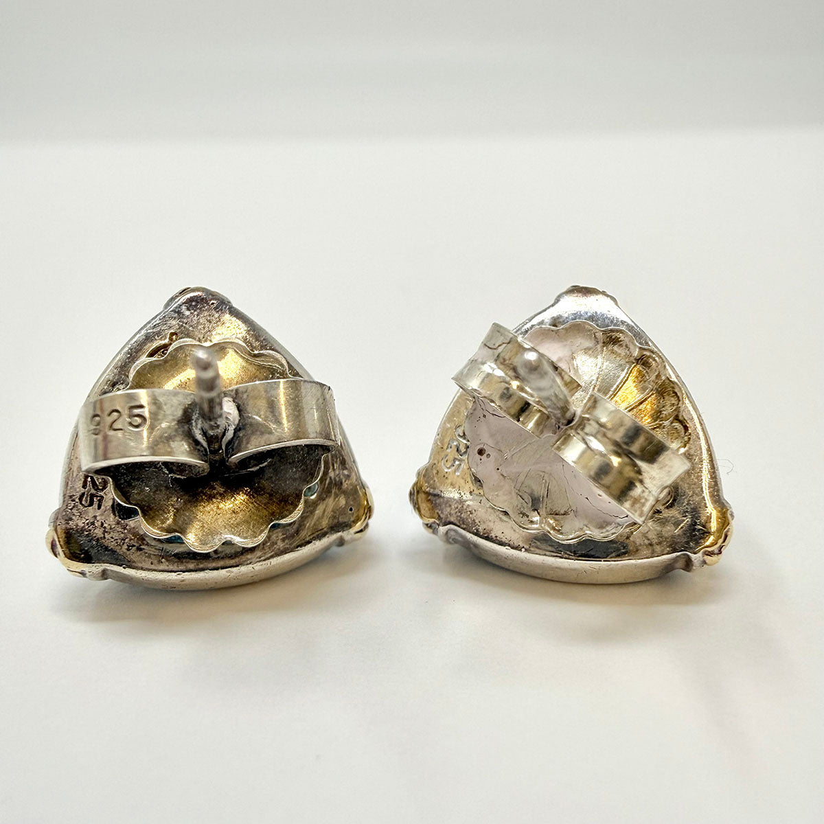 Trillion Topaz Earrings