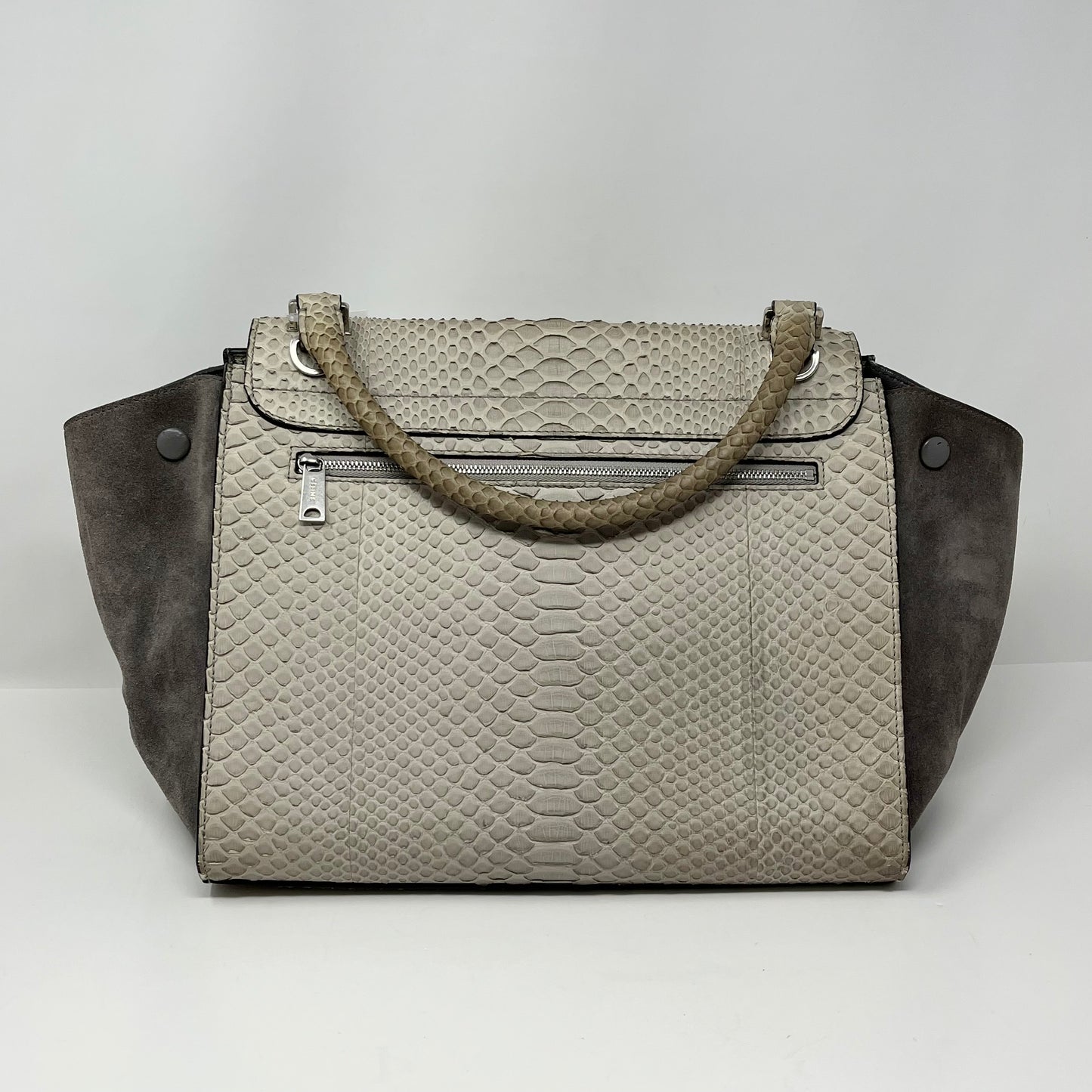 Celine Python Trapeze Shoulder Bag
