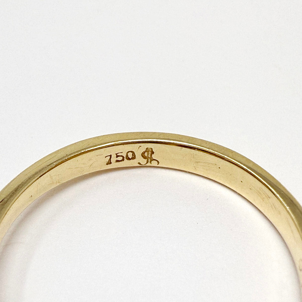 18K Gold Ring with Emerald and Yellow Sapphire