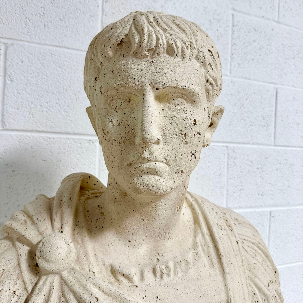 Faux Stone Roman Bust