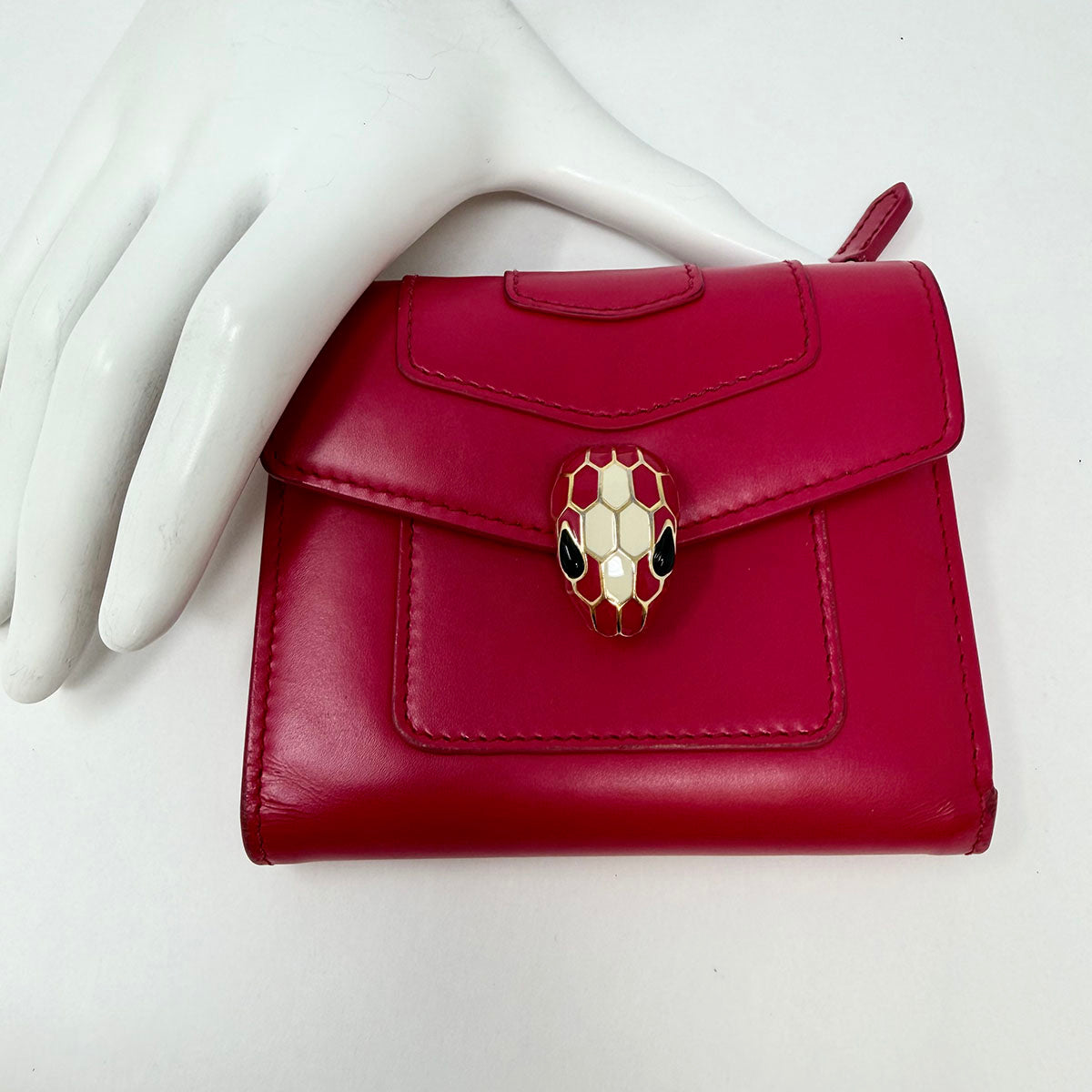 Bulgari Serpenti Forever Trifold Wallet
