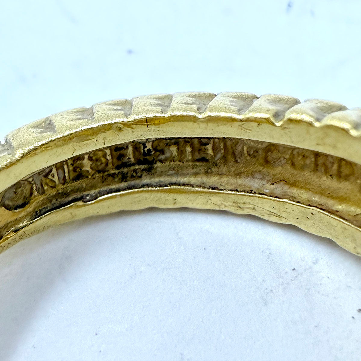 Kieselstein Cord Alligator Ring