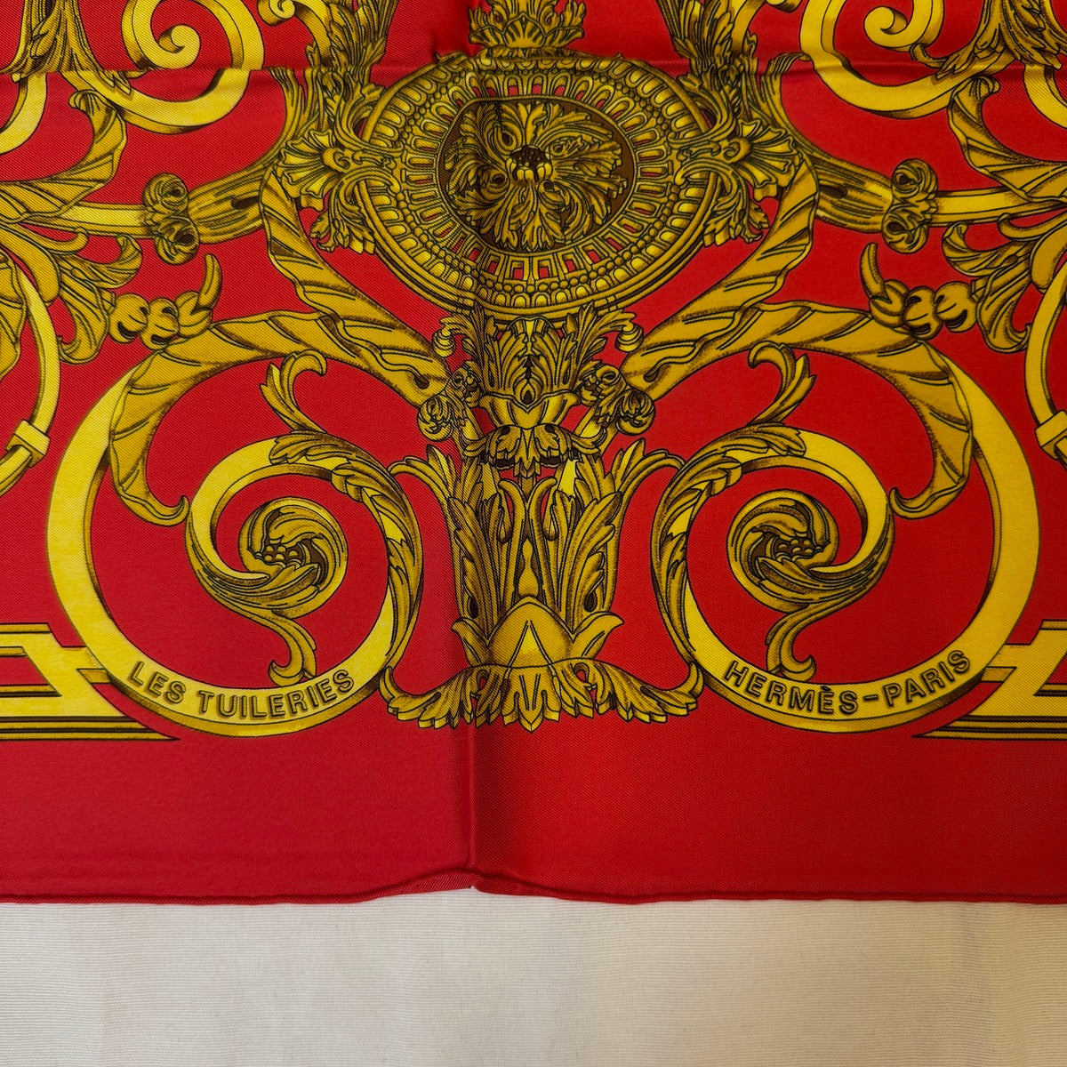 Hermes "Les Tuileries" Silk Scarf
