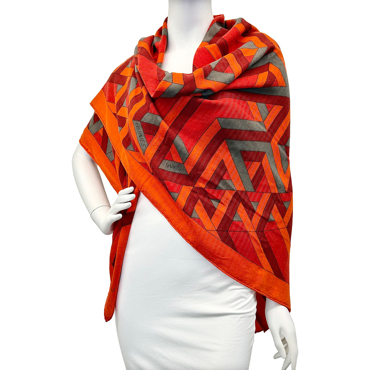 Hermes "Carre Cube" Shawl