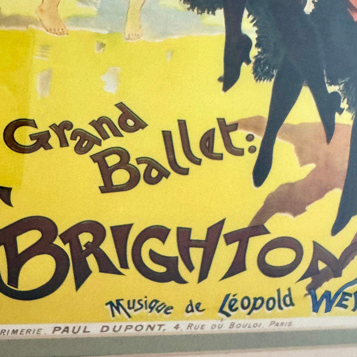 "Olympia. Grand Ballet: Brighton" , French Poster