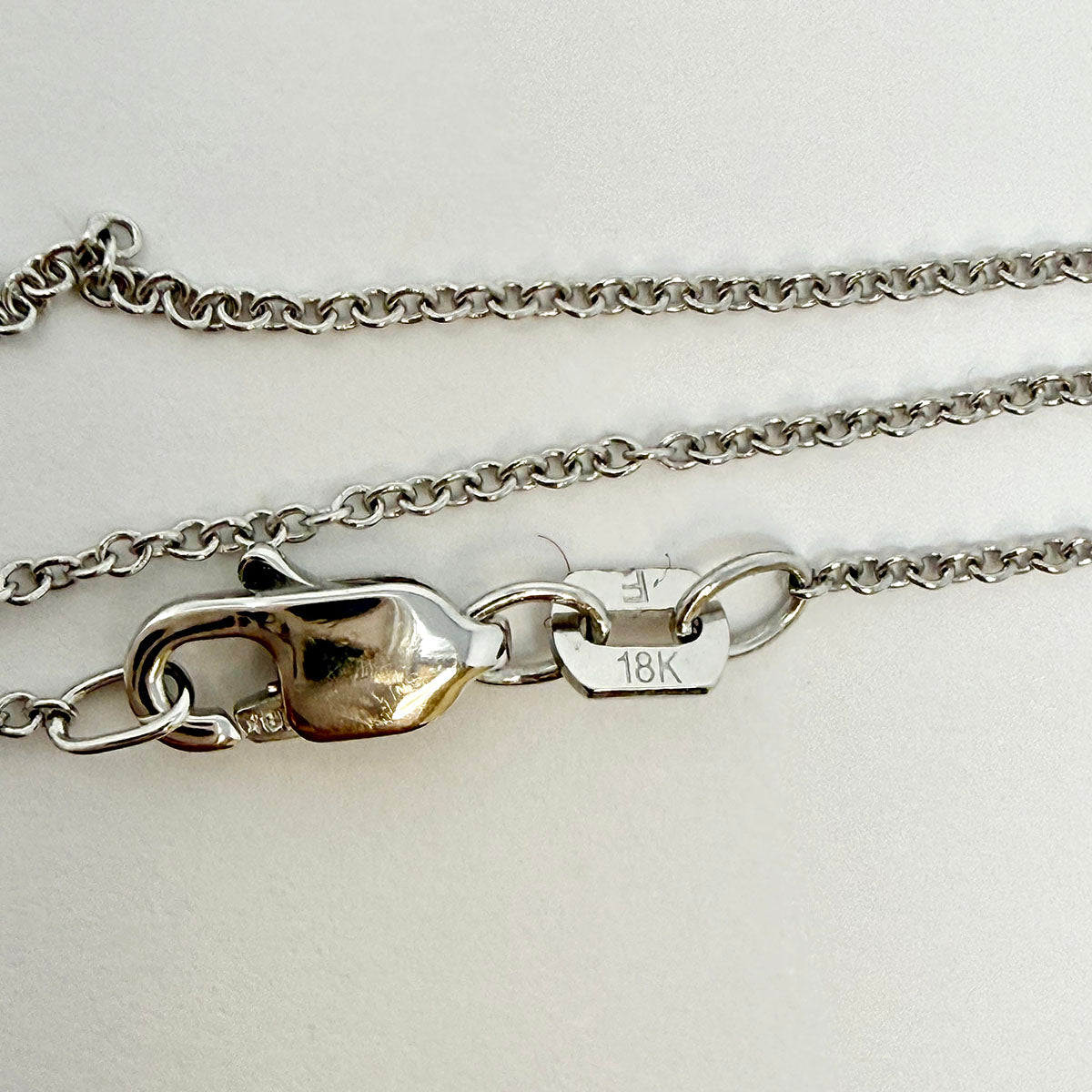 18K White Gold Necklace with Diamond Embellished Turtle Pendant