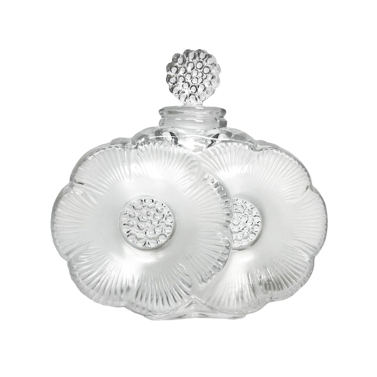 Lalique Deux Fleurs Perfume Bottle w Stopper