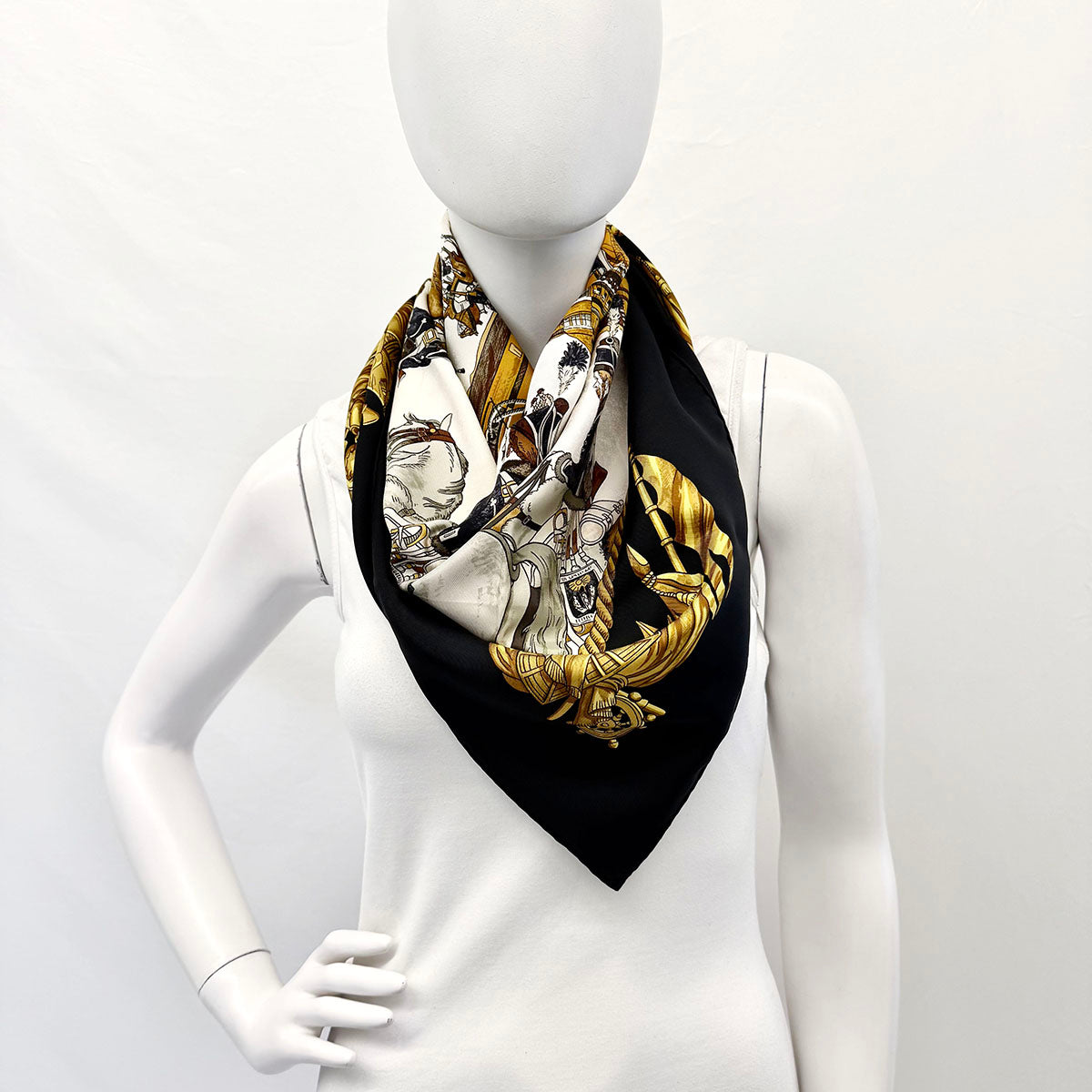 Hermes" Marine et Cavalerie" Scarf