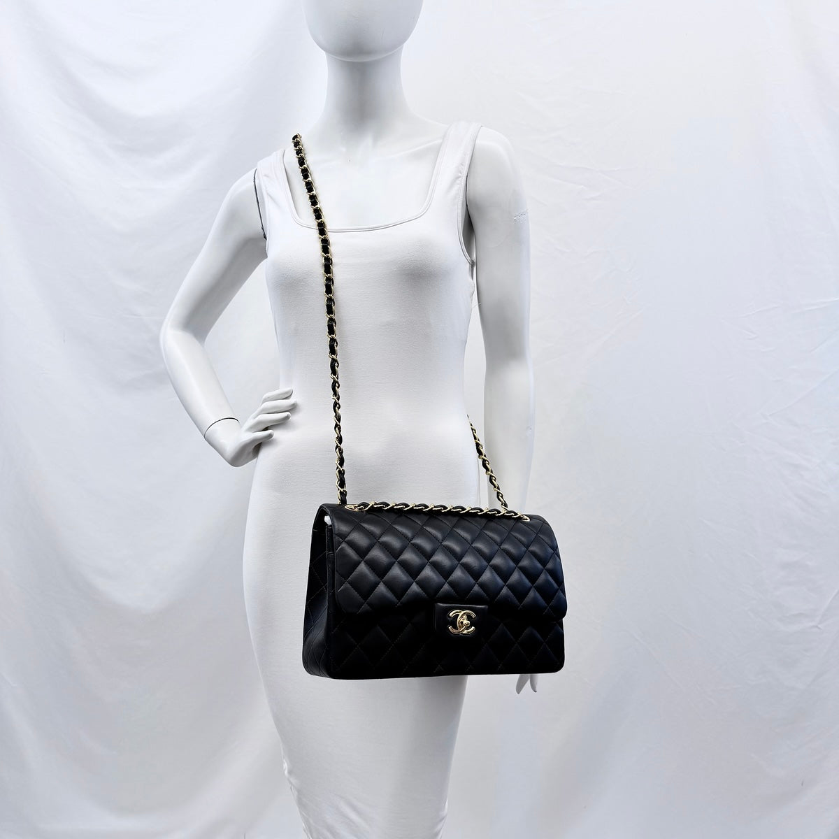 Chanel Quilted Jumbo Double Flap Bag