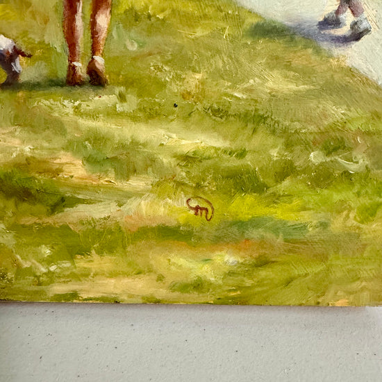 "Sunday Afternoon at the Cafe" Signed and Dated 2012 on the Reverse