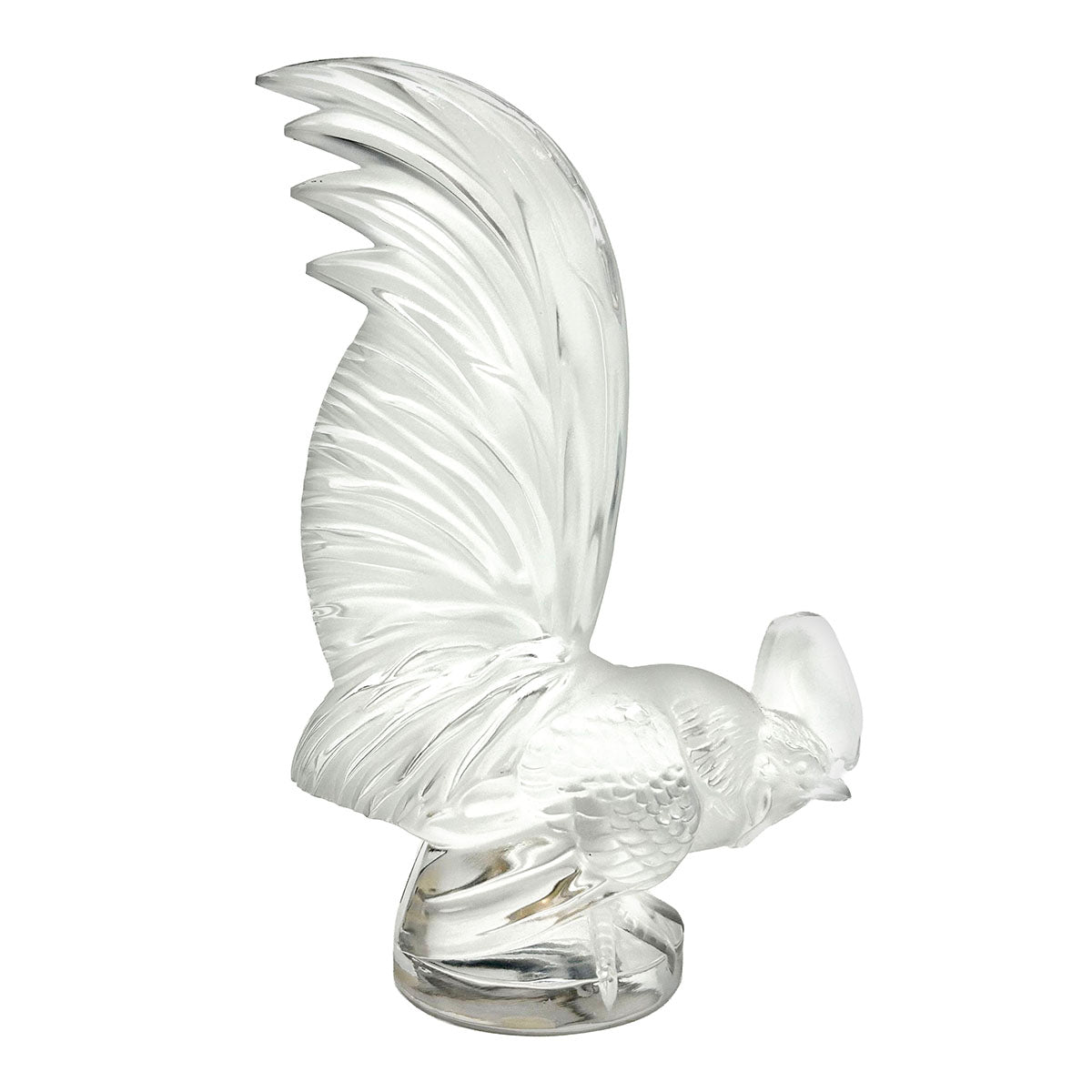 Lalique "Coq Nain" Rooster Signed + Labeled