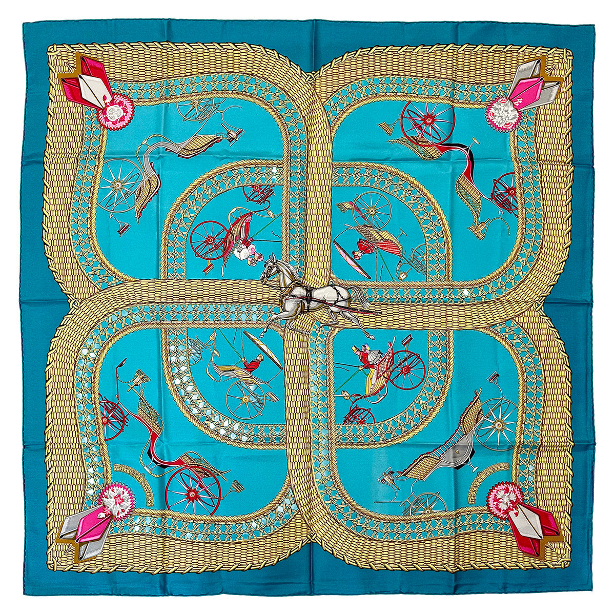 Hermes "Voitures Paniers" Scarf