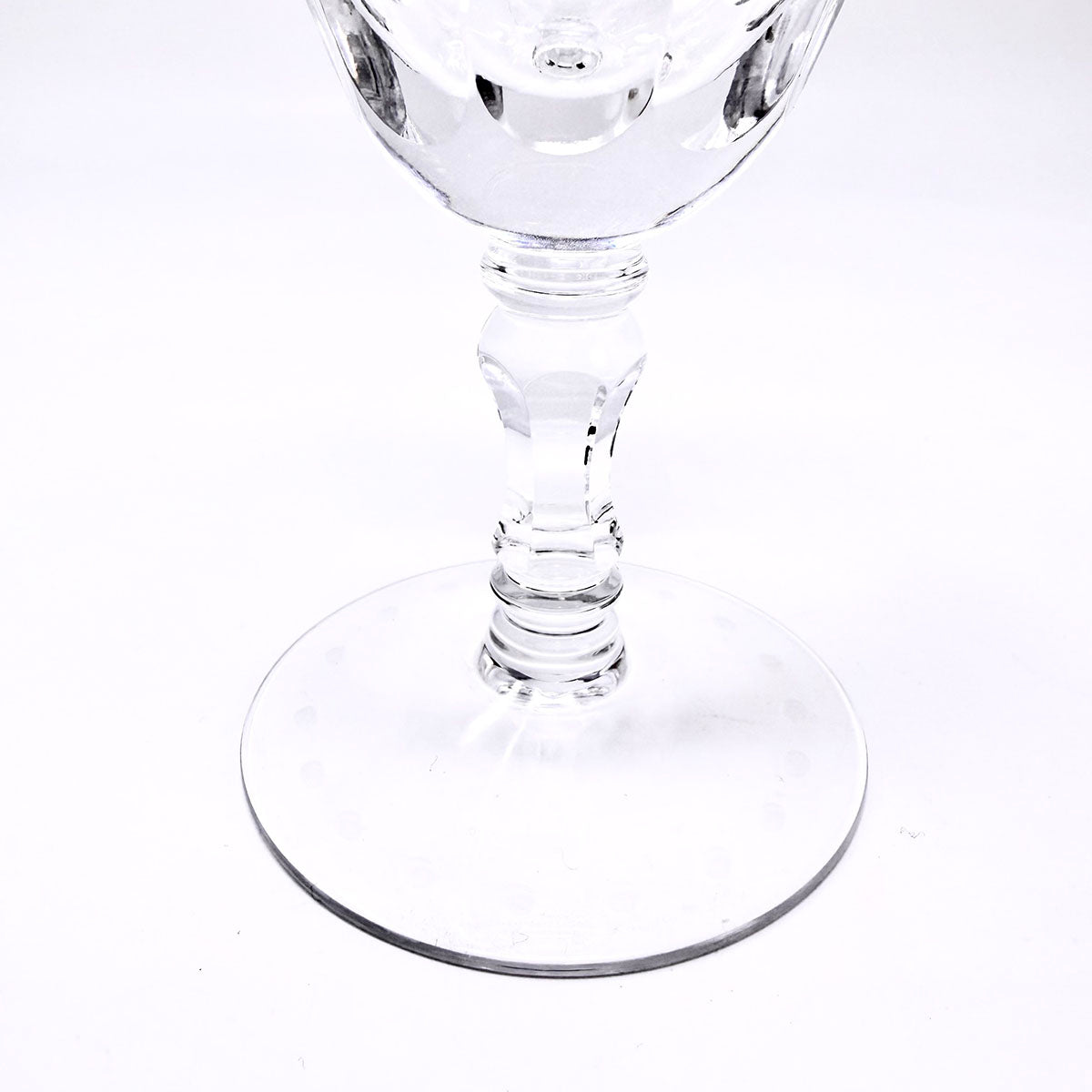 Set of 8 Hand Etched Crystal Stemware