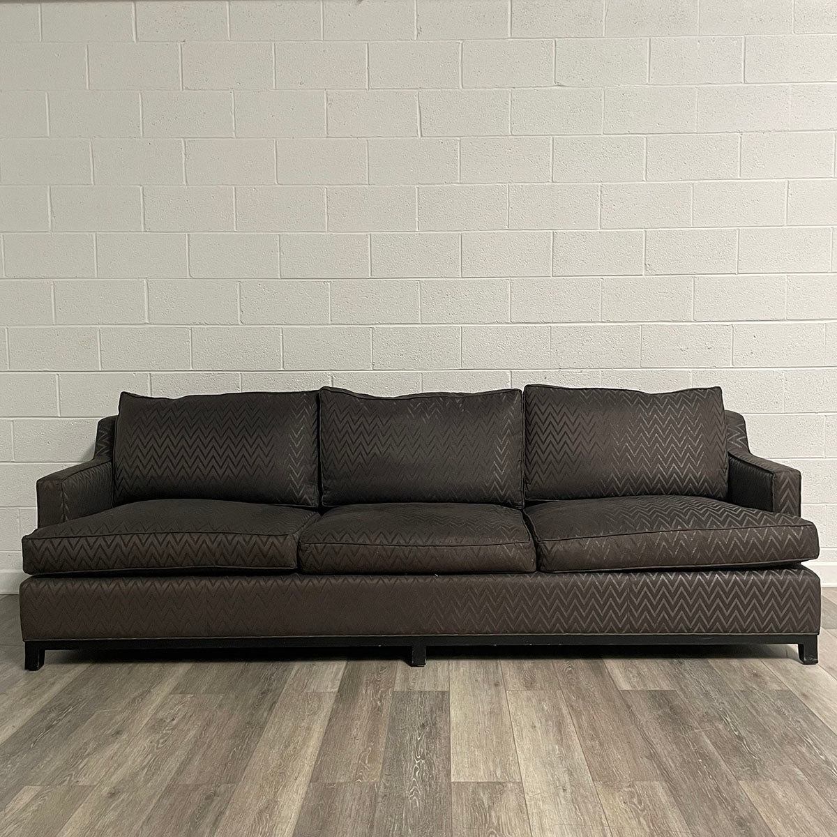 3 Seat Brown Sofa