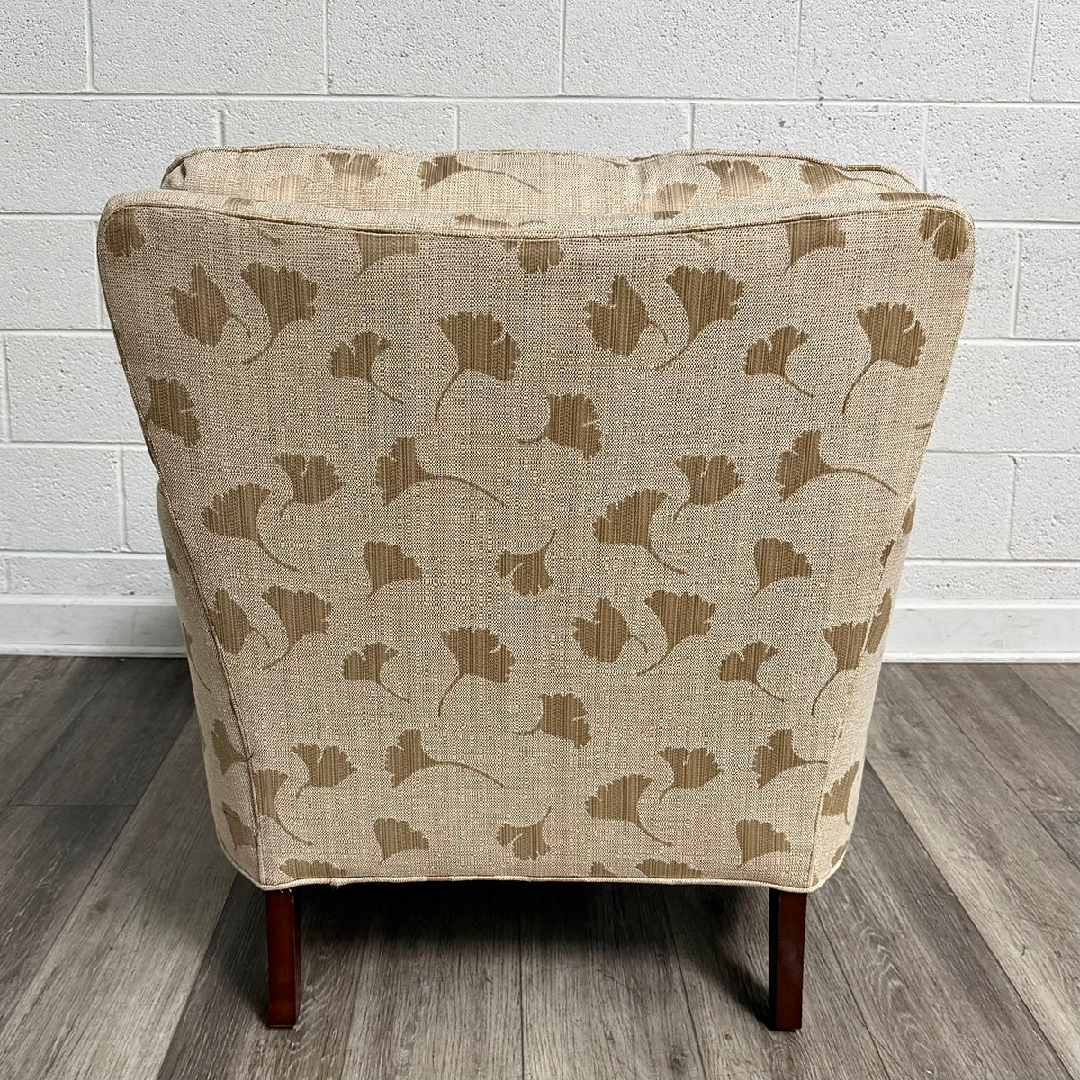 Ginko Leaf Upholstered Armchair