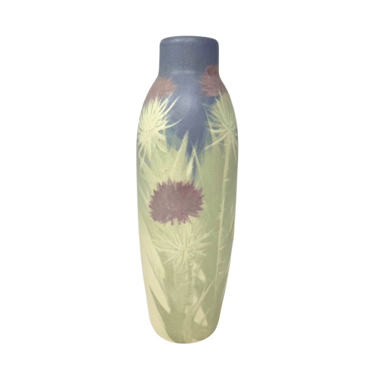 Thistle Decorated Vase