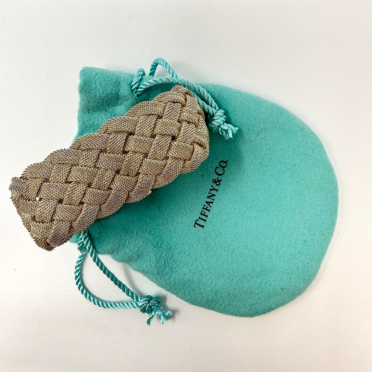 Tiffany & Co. Sterling Silver Braided Somerset Bracelet