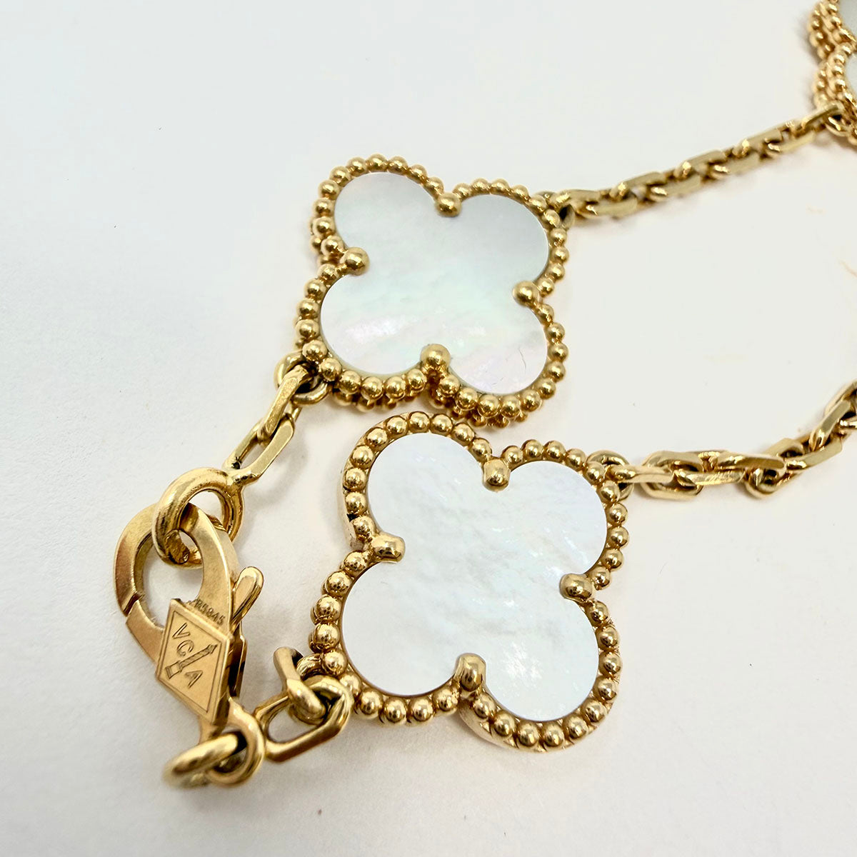 Van Cleef & Arpels Vintage Alhambra 5 Motif Bracelet