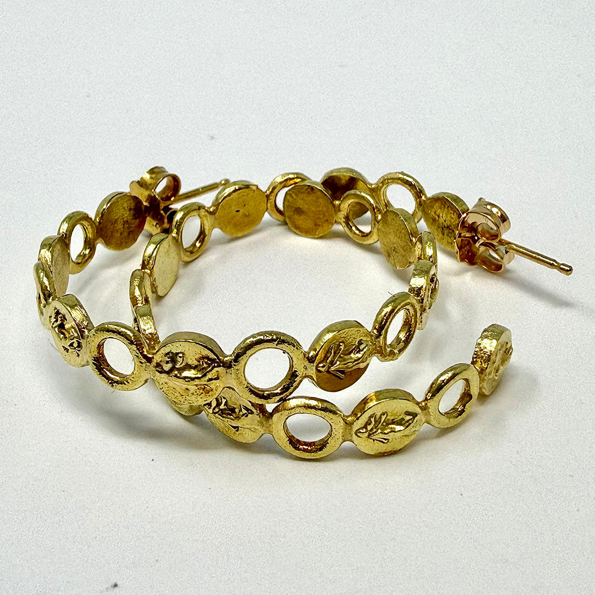 14K Gold Hoop Earrings