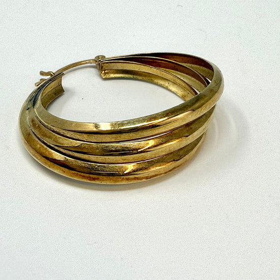 10K Gold Hoop Earrings