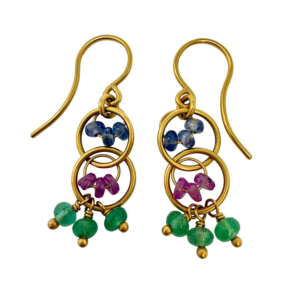 18K Gold Earrings with Pearl