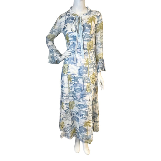Emporio Sirenuse Printed Maxi Dress