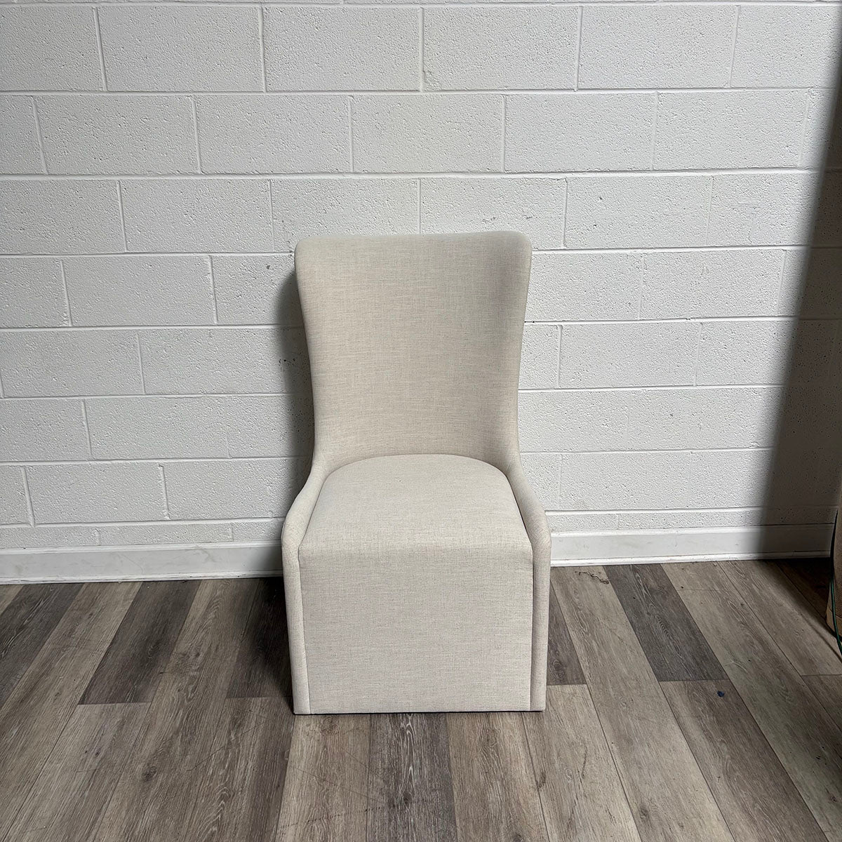 Pair of Wheeled Head Chairs