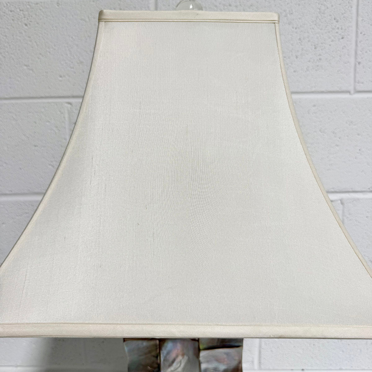 Sculptural Mother of Pearl Mosaic Table Lamp
