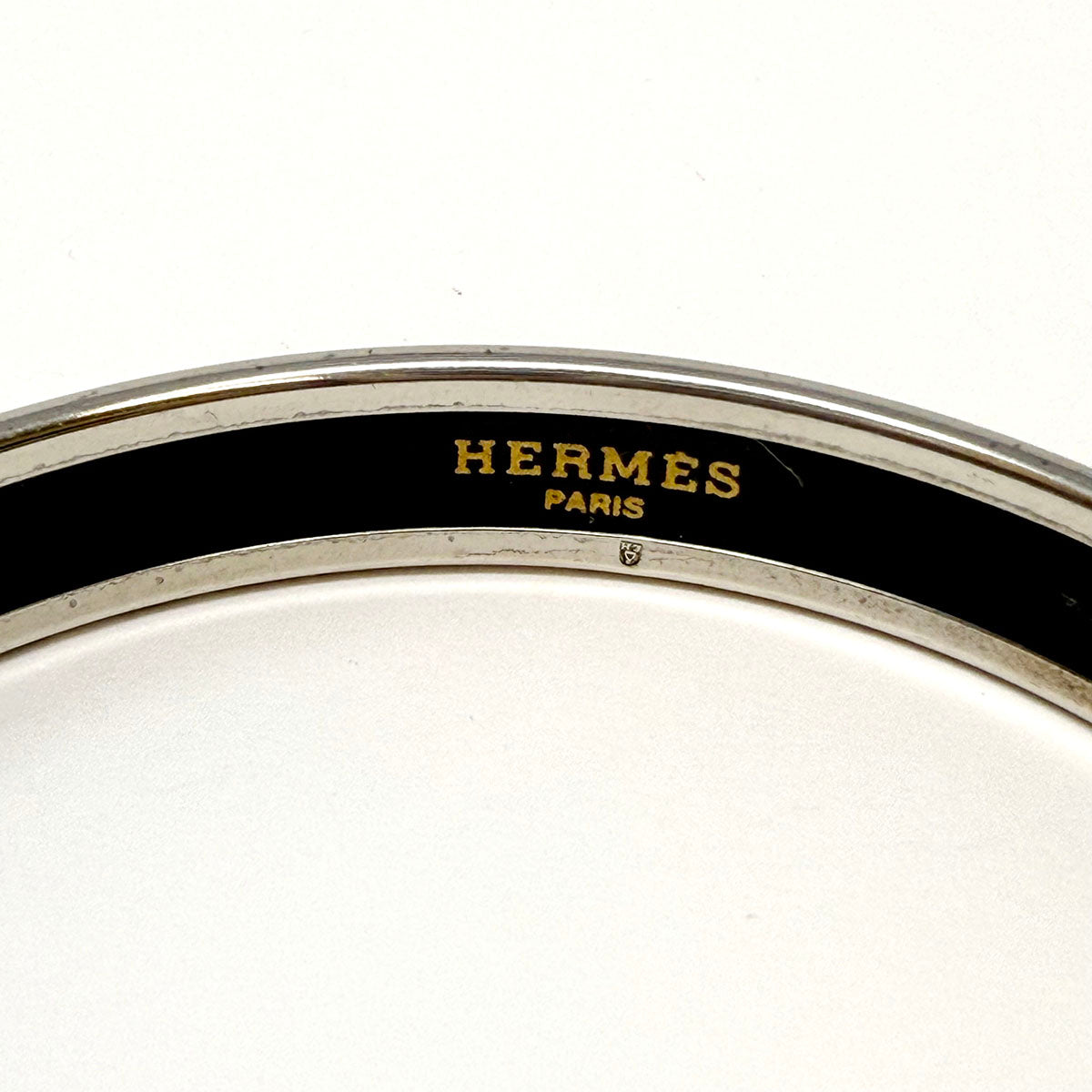 Hermes Narrow Enamel Bangle Bracelet