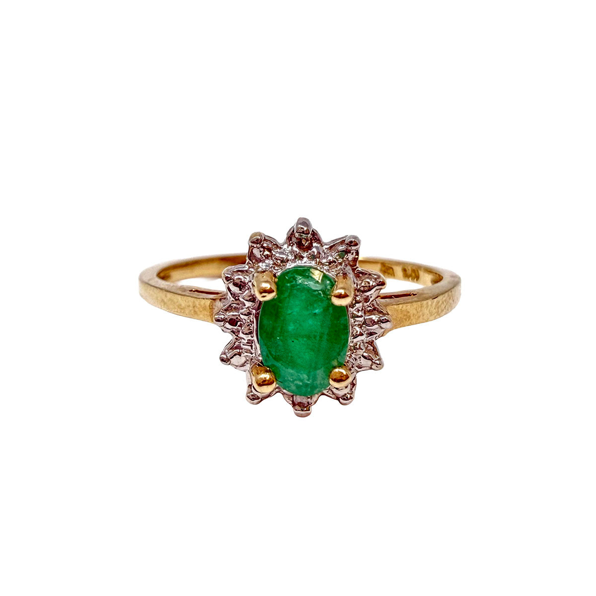 Emerald and Diamond Ring