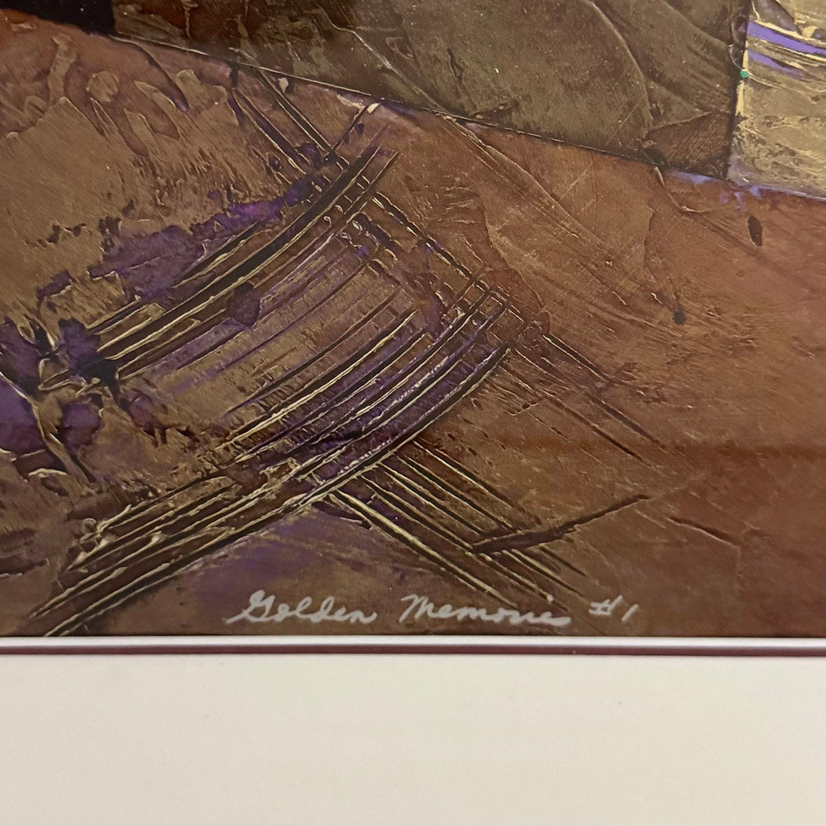 "Golden Memories #1" Signed