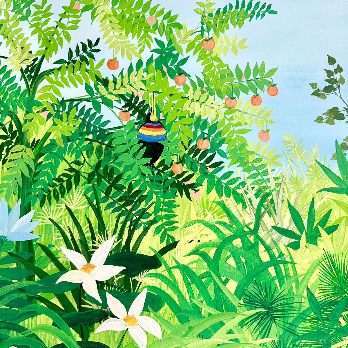 "Tropical Paradise IV", Signed