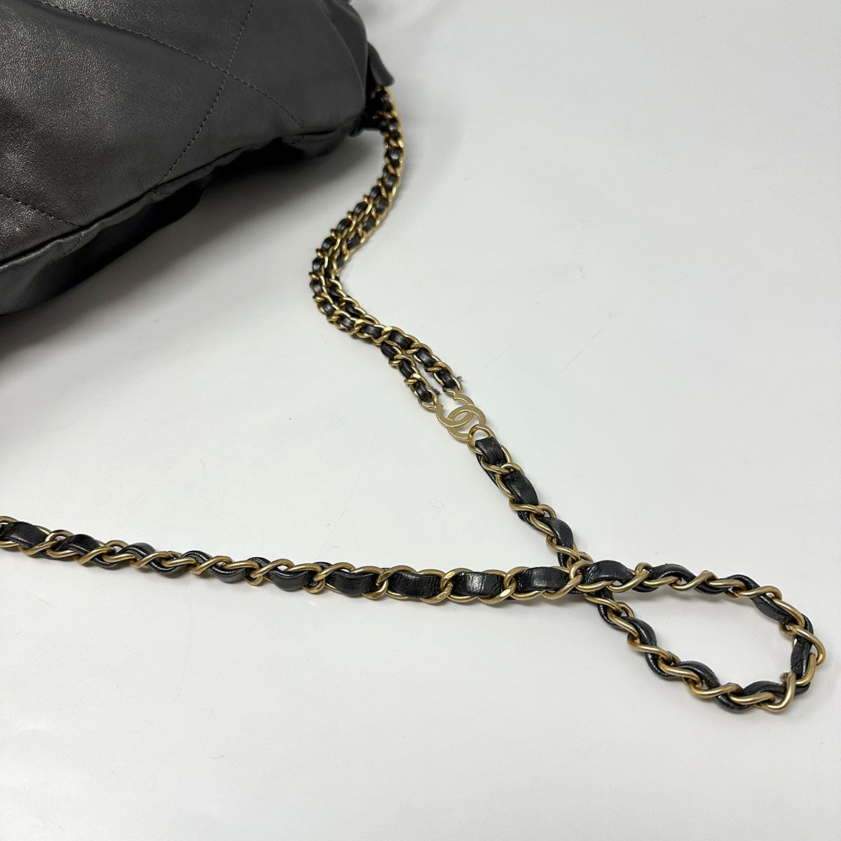 Chanel Shiny Calfskin Quilted 22 Backpack