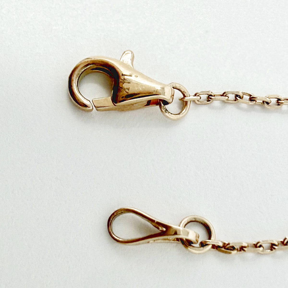 18K Rose Diamond by the Yard 10 Station Necklace