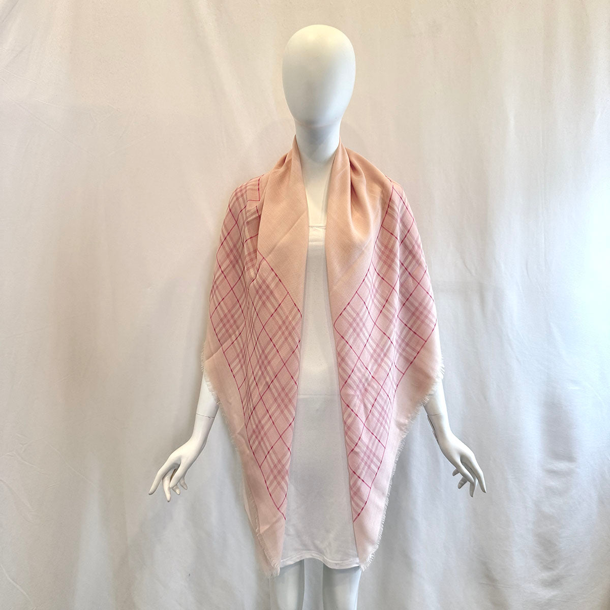 Burberry London Plaid Shawl
