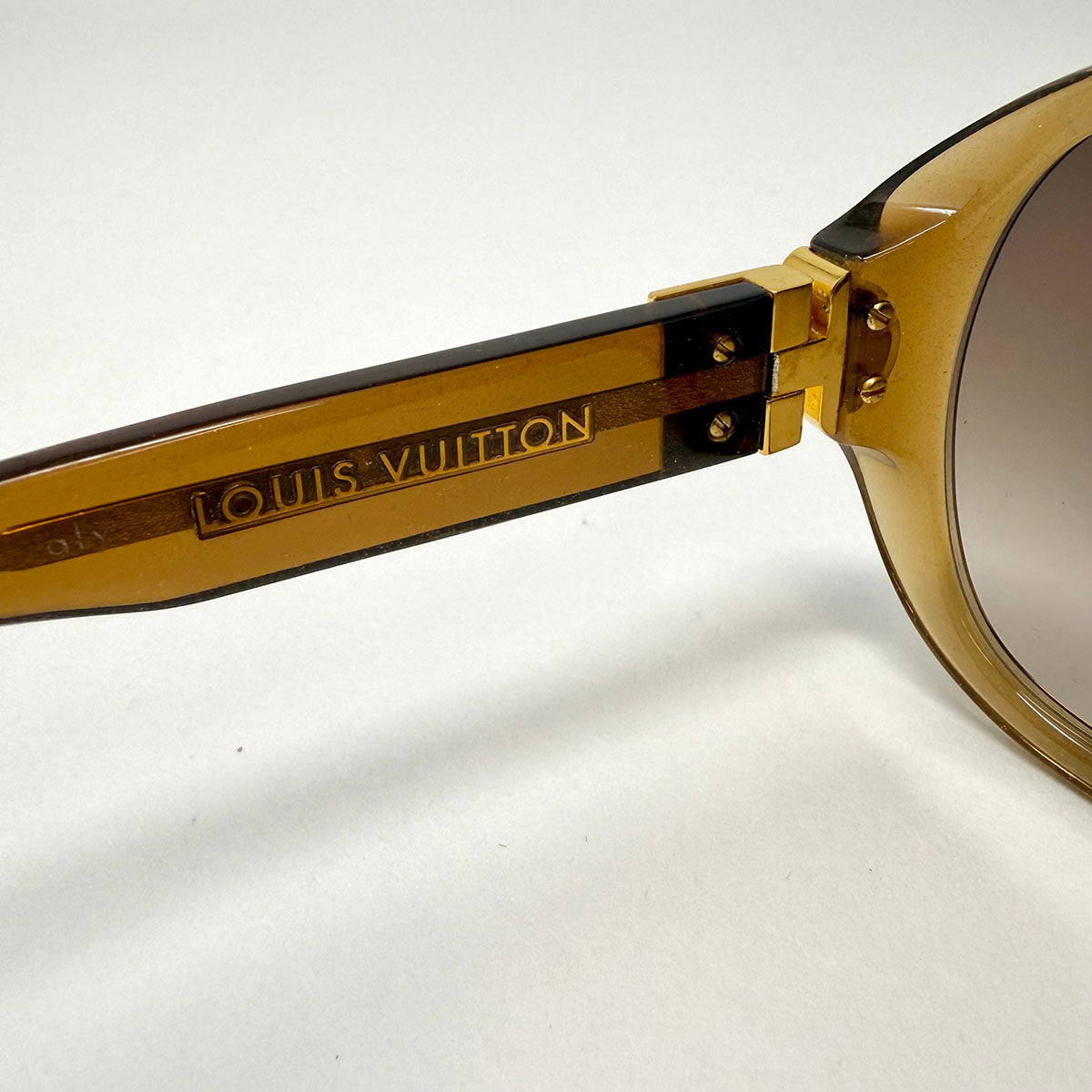 Louis Vuitton Brown Glitter Sunglasses