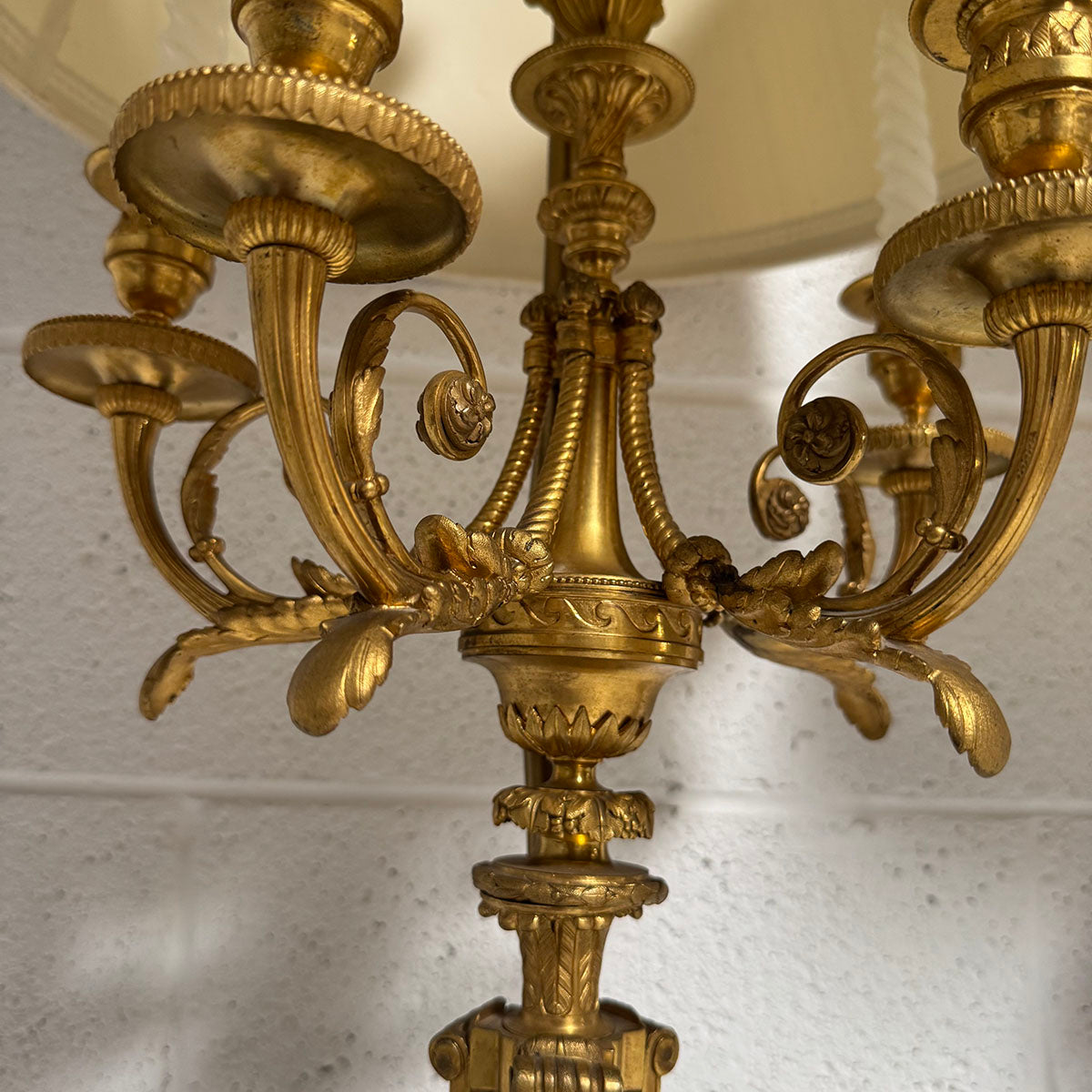 Pair of Antique French Style Candelabra Lamps
