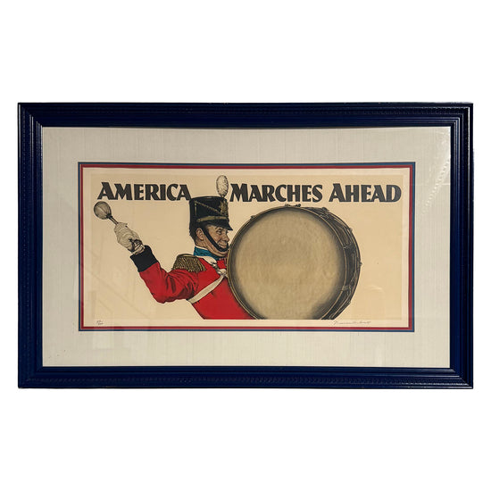 "America Marches Ahead" Signed and Numbered 42/200