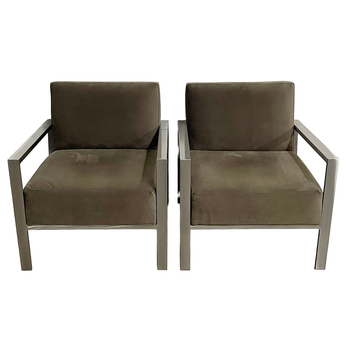 Pair of Room & Board Lounge Chairs by McCreary Modern