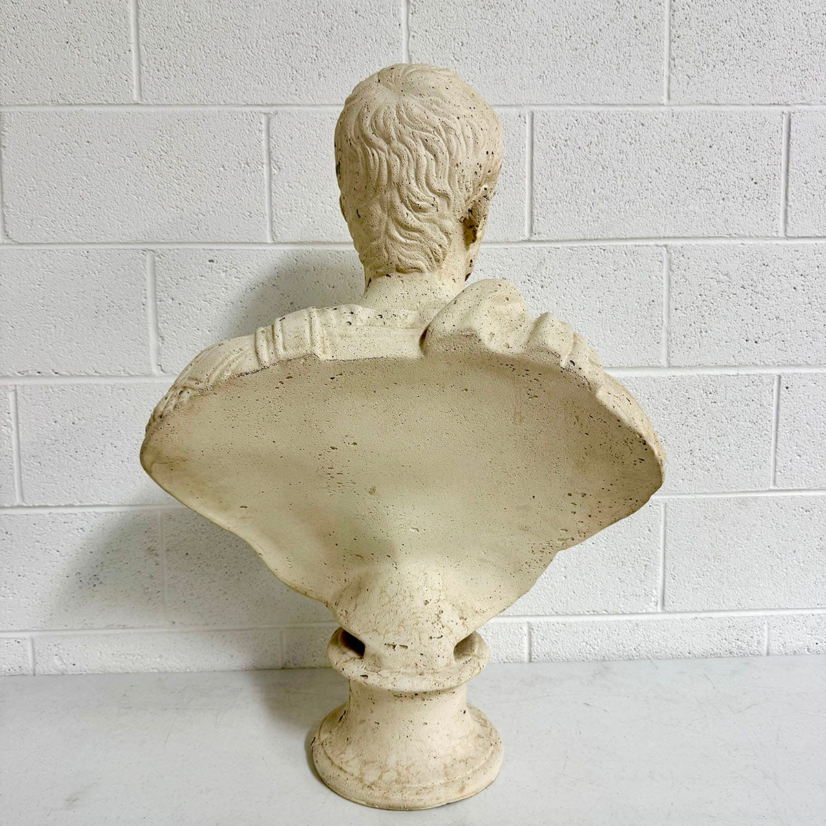 Faux Stone Roman Bust