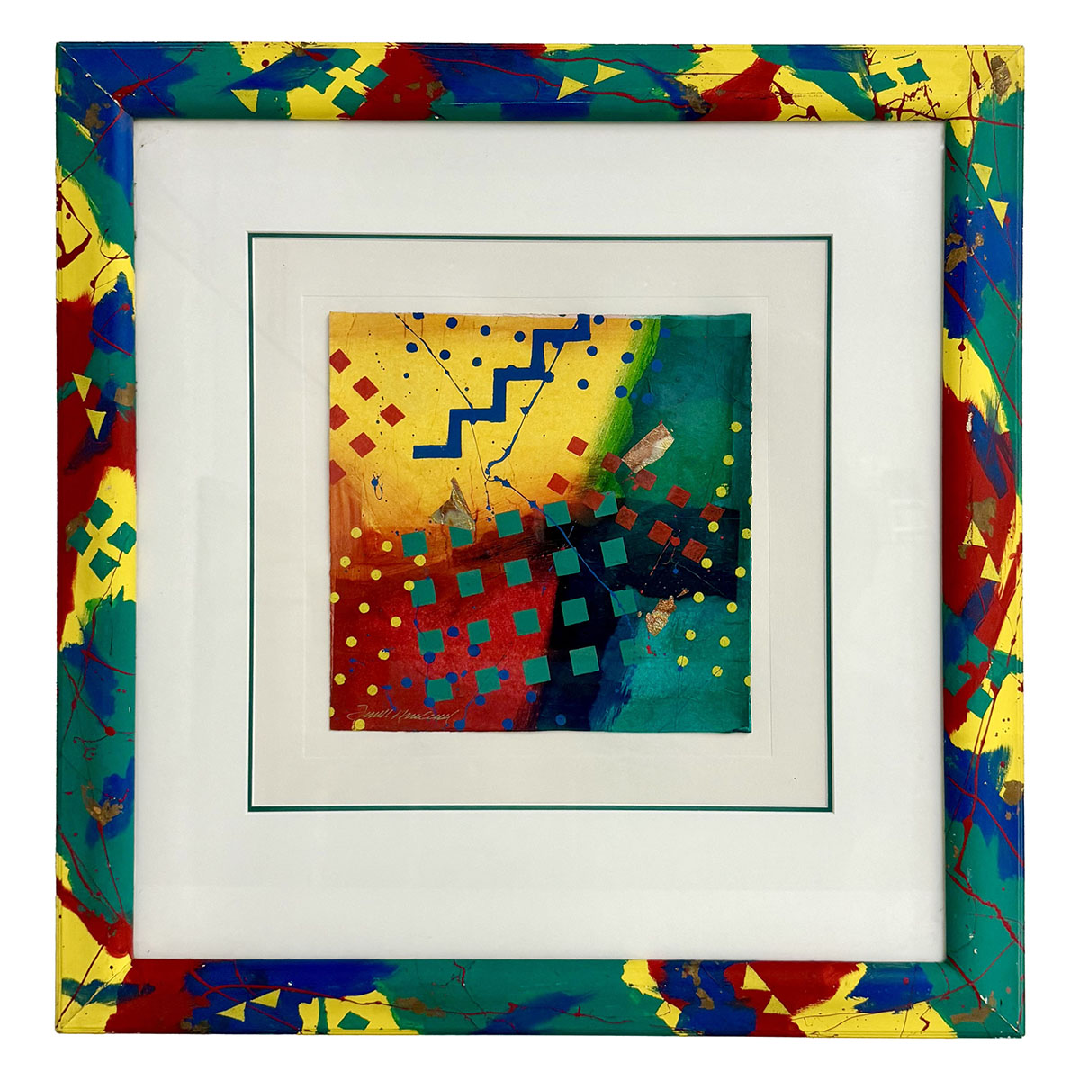 "Mixed Media Collage" Signed